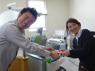 節分！豆まき開始